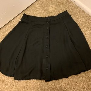 Brandy Melville Black Button Up Skirt